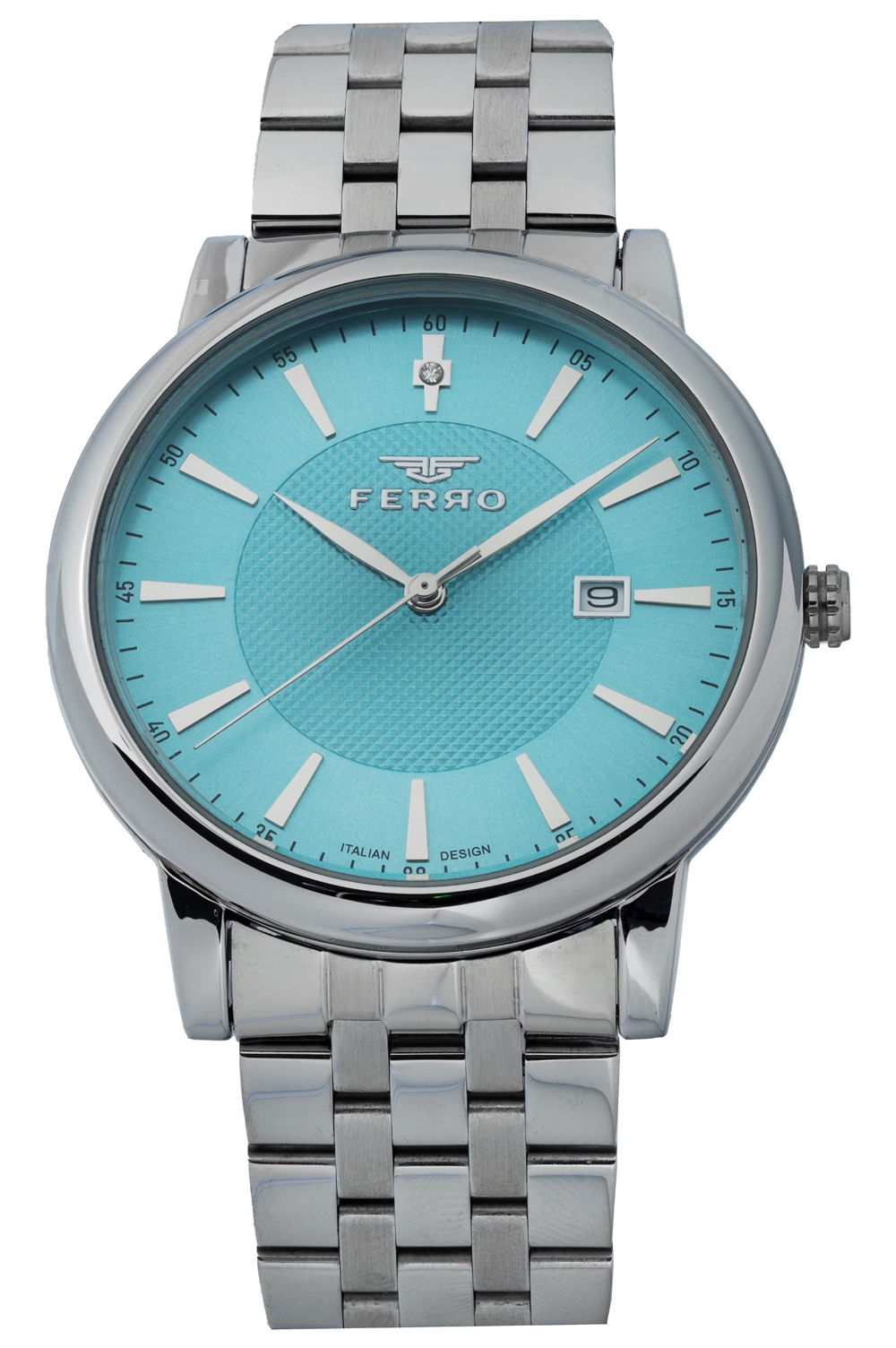 ساعة فيرو للرجال بسوار معدني