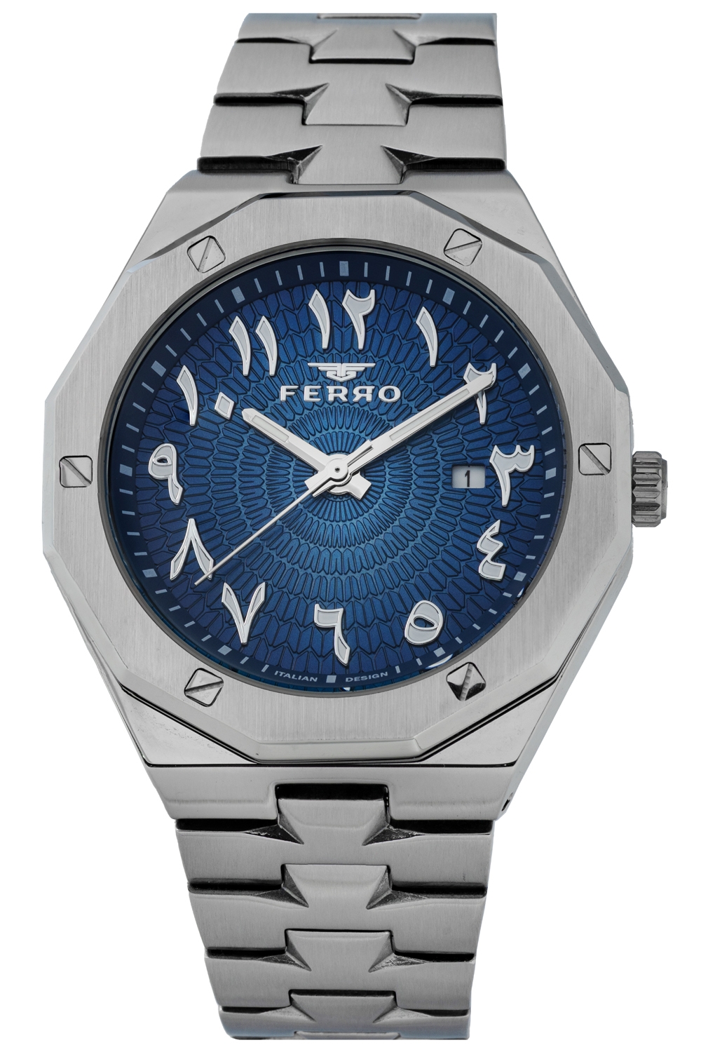 ساعة فيرو للرجال بسوار معدني