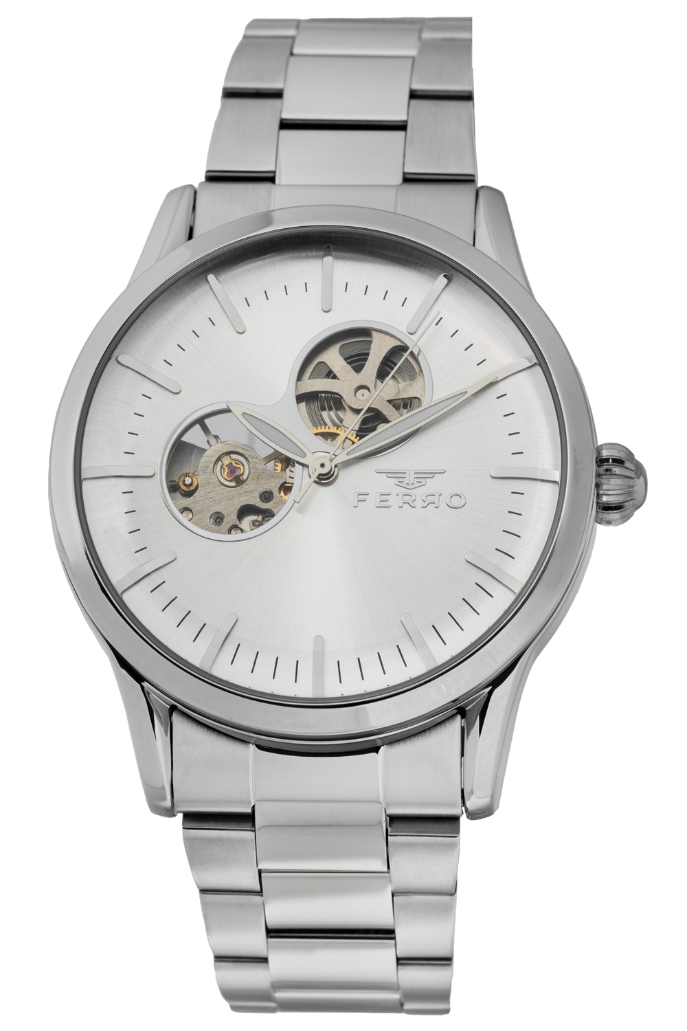 ساعة فيرو للرجال بسوار معدني