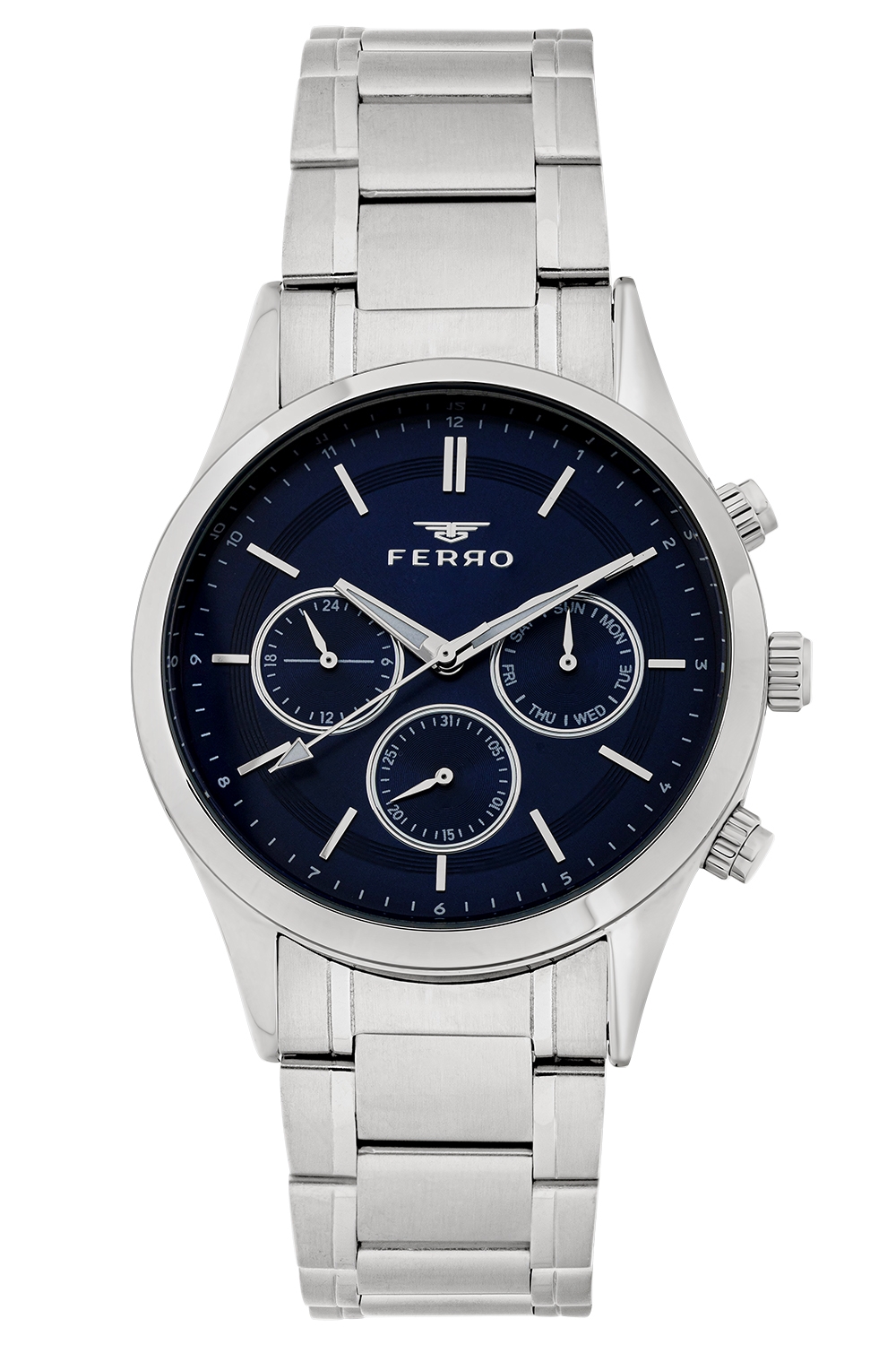 ساعة فيرو للرجال بسوار معدني