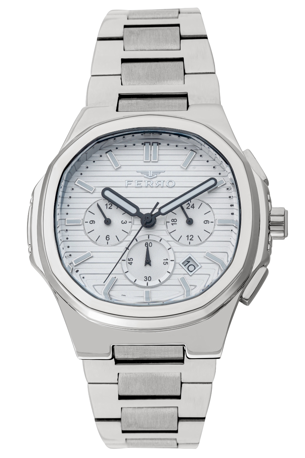 ساعة فيرو للرجال بسوار معدني