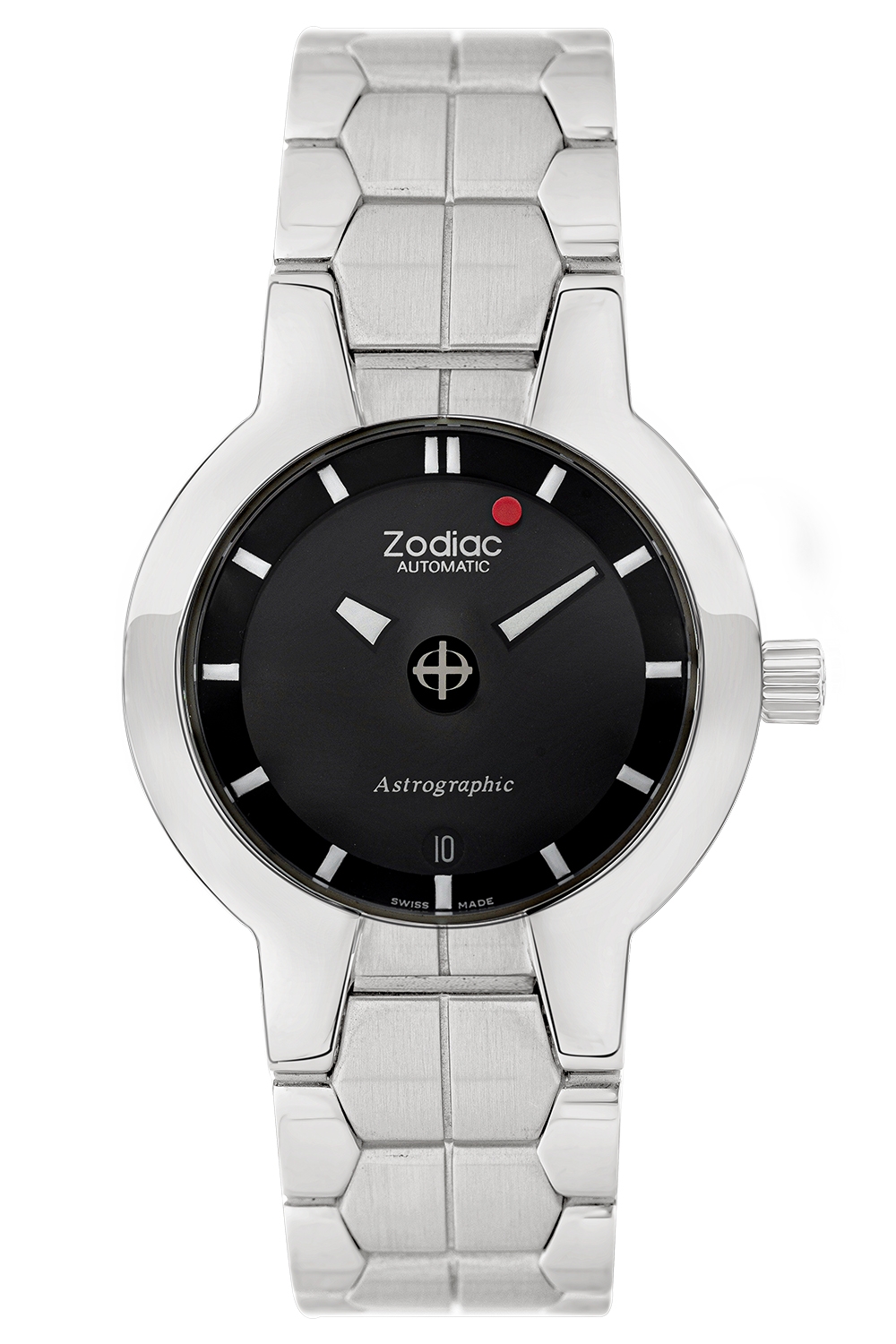 ساعة زودياك الفلكية الأوتوماتيكية مع تاج خيط