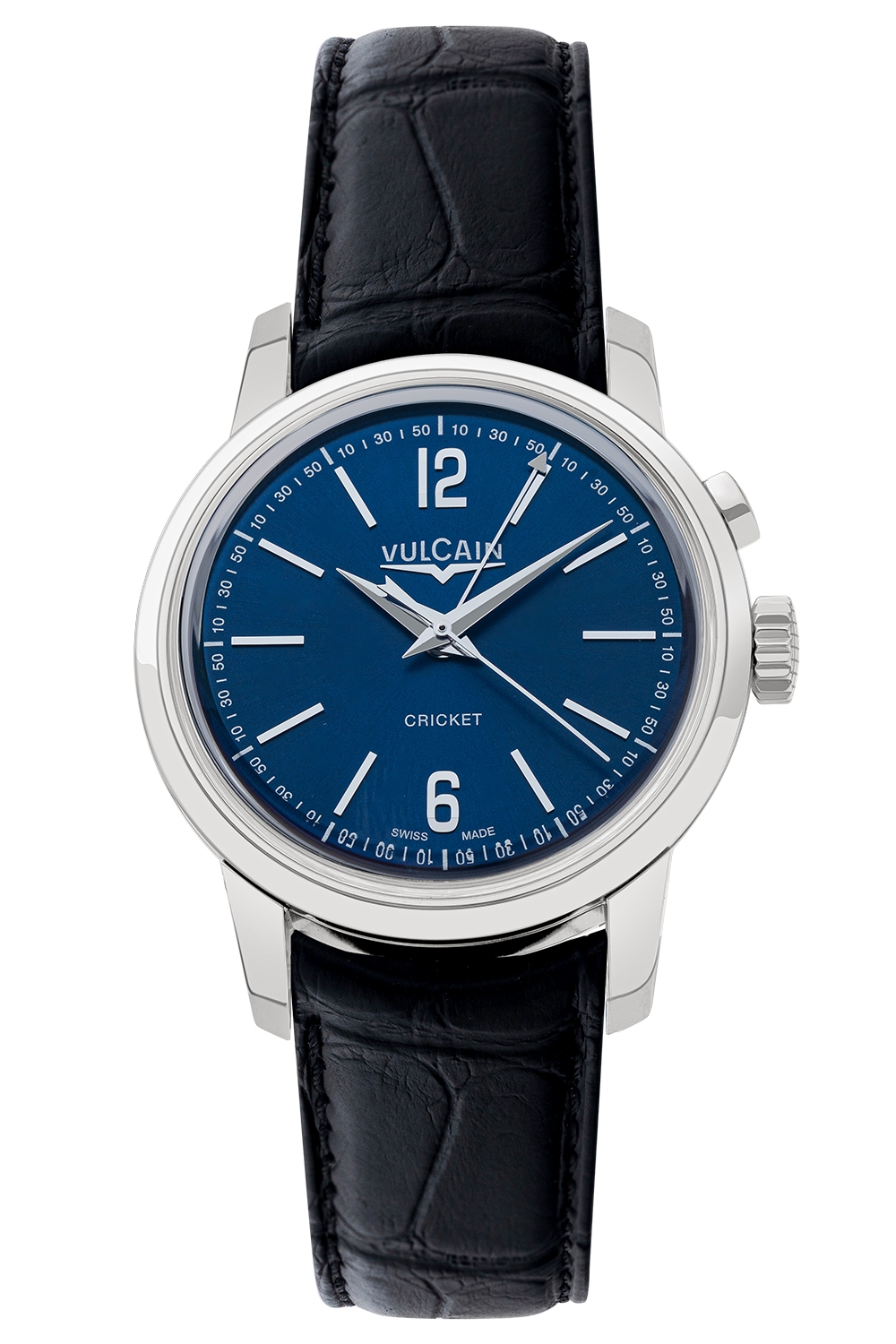 ساعة فولكان كريكيت الجلدية للرجال
