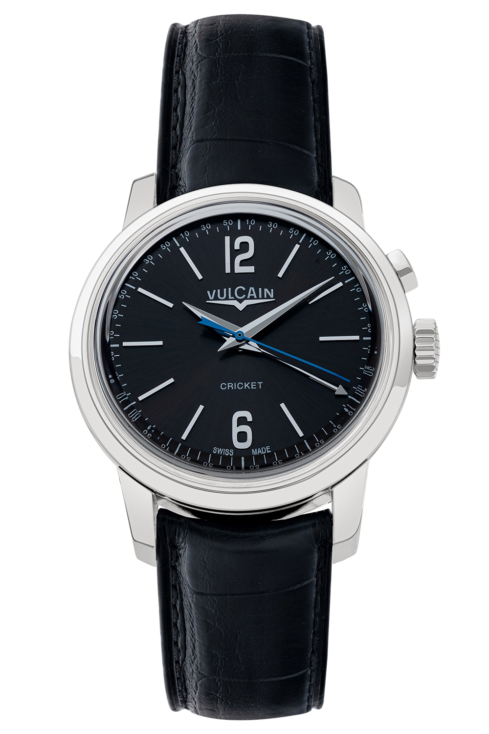 ساعة فولكان كريكيت الجلدية للرجال